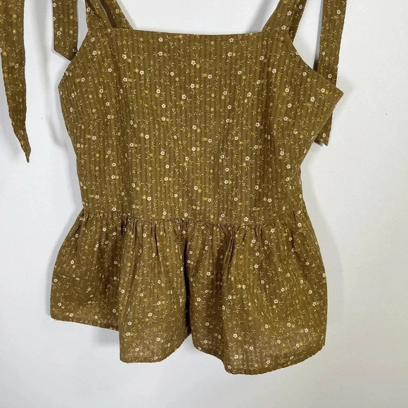 Madewell  Rosalie Tie-strap Tank Tops In Daisy Stitch - Picture 6 of 13